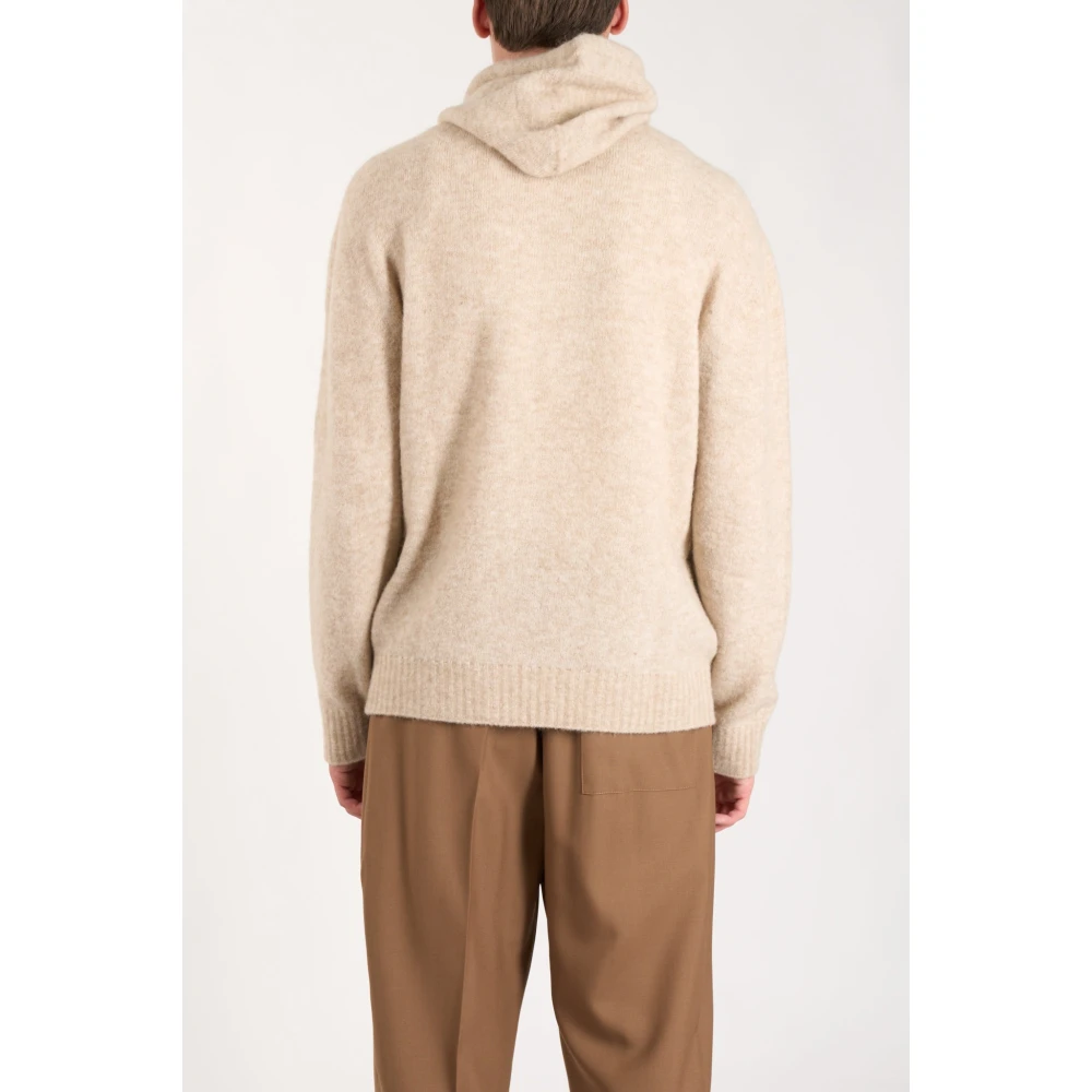 Laneus Hoodie met kangoeroezak Beige Heren