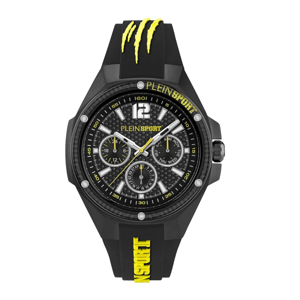 Plein Sport Men's Black Outdoor Accessories, One Size, Analog Watch