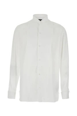 Washed Muslin Classic Fit Evening Shirt