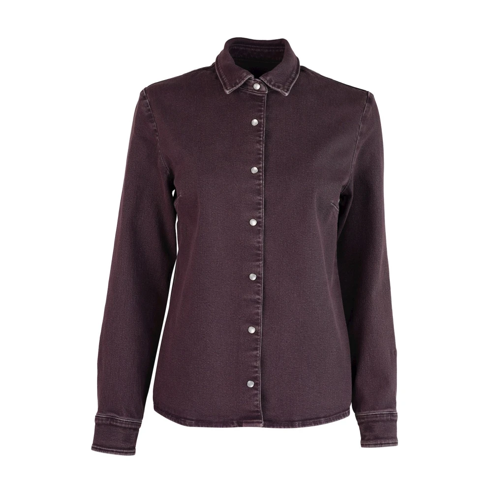 March23 Adele Blouse Purple Dames