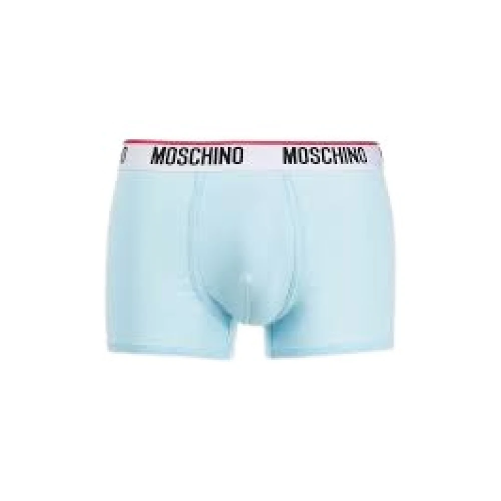 Moschino Turquoise Boxer Briefs Regular Fit Blue Heren