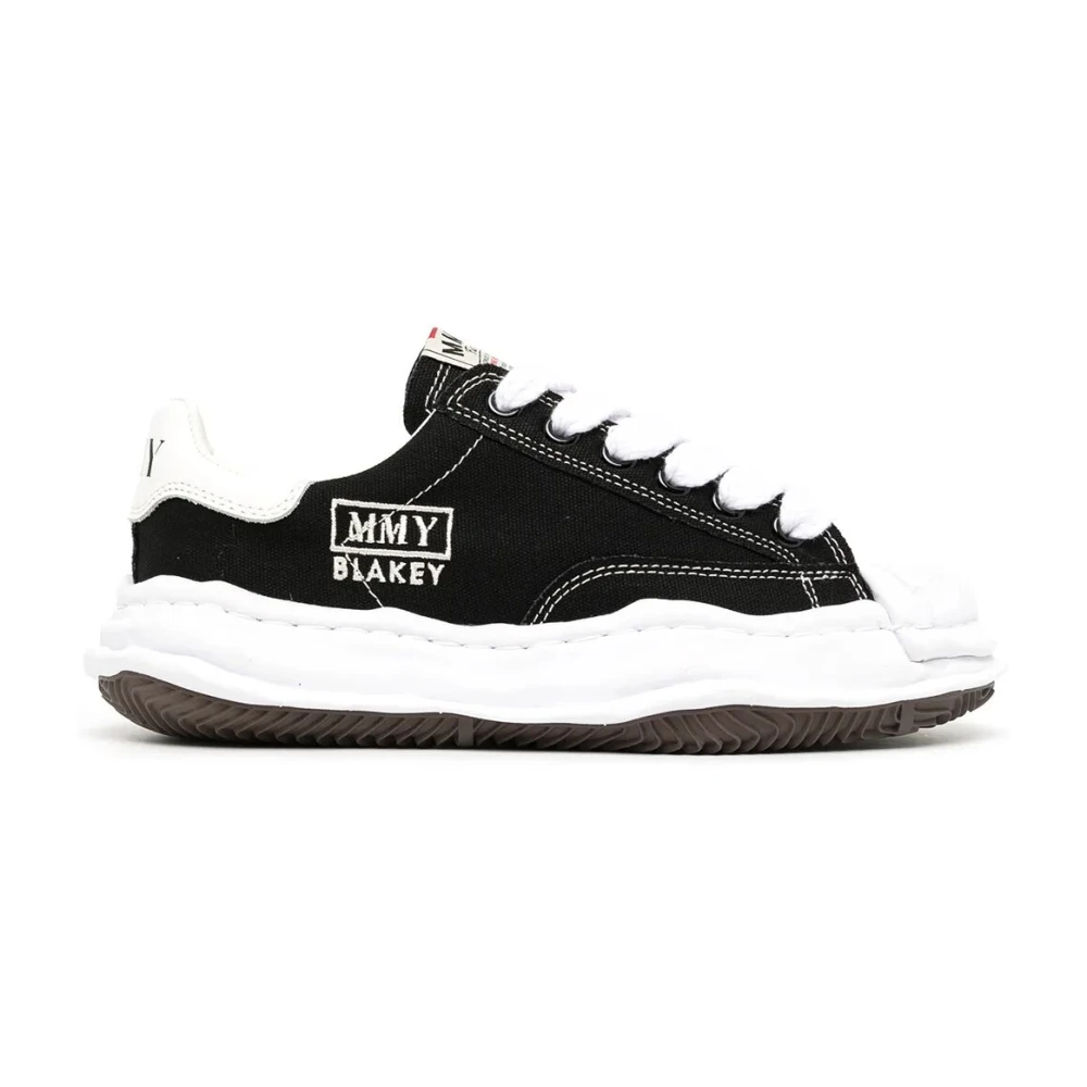 Mihara Yasuhiro Canvas Low-Top Sneakers Heren Schoenen Zwart