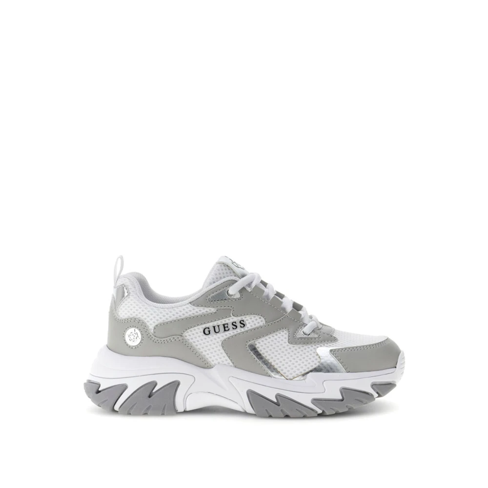 Guess Women's Gray Sneakers, 4 Uk, Notiss Trainers