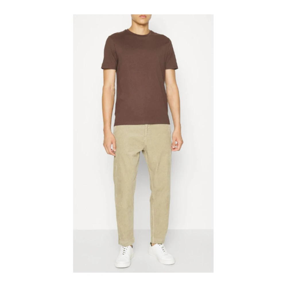 Hugo Boss Heren Casual Broek Statum-2-Z Beige Heren