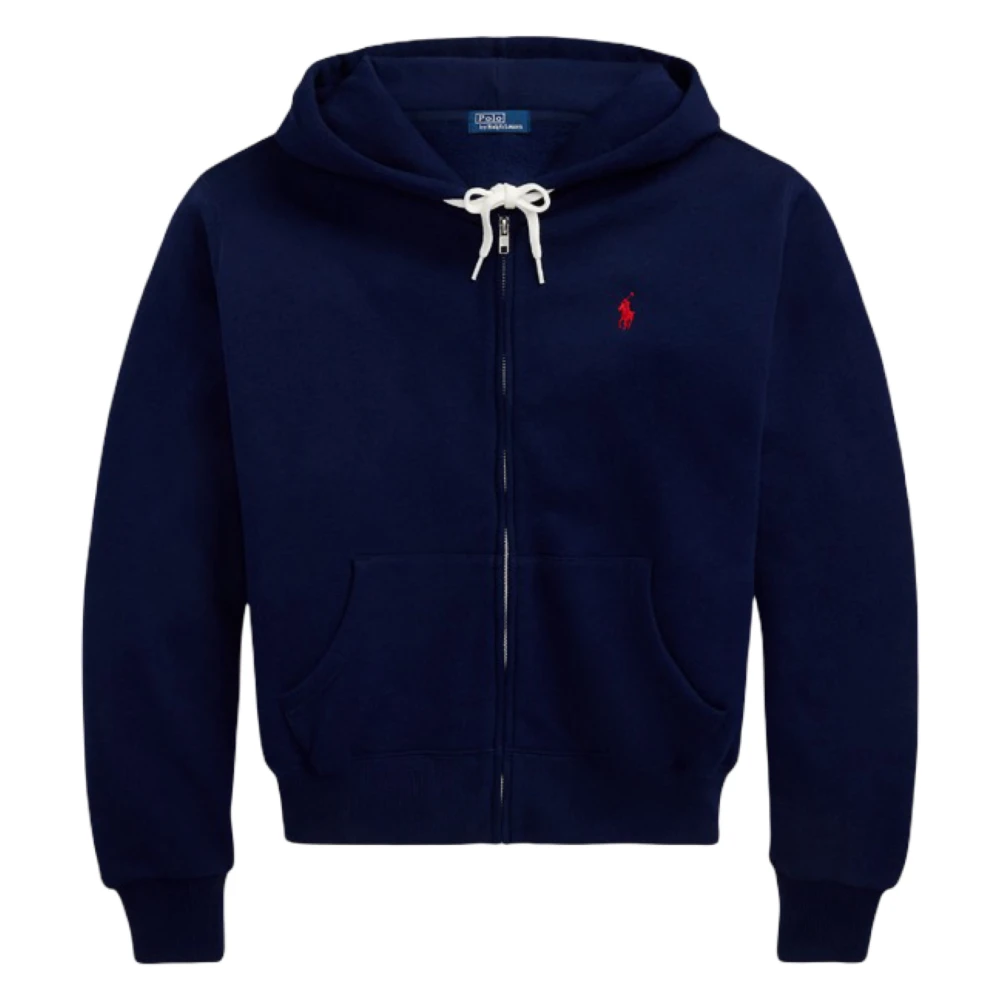 Polo Ralph Lauren Blue Zip-Throughs, Female, L, Zip-Through Hoodie