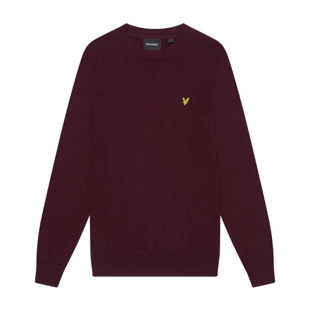 Lyle & Scott Rot Pullover Mit Rundhalsausschnitt Aus Merino-Baumwolle - Bild 4