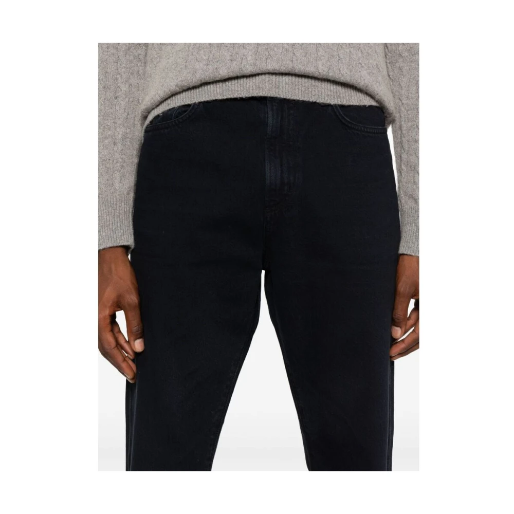 Agolde Zwarte Denim Straight Leg Jeans Black Heren
