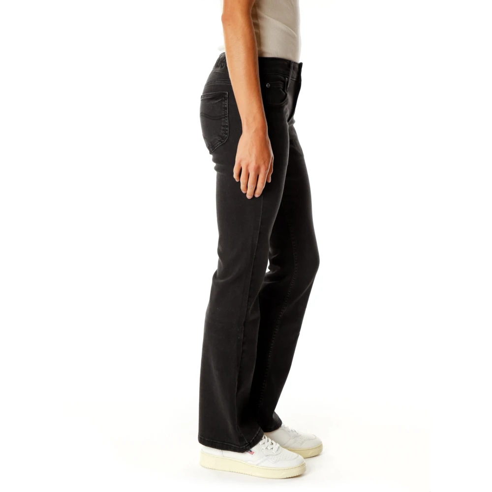 Lee Bootcut Jeans met lage taille Gray Dames