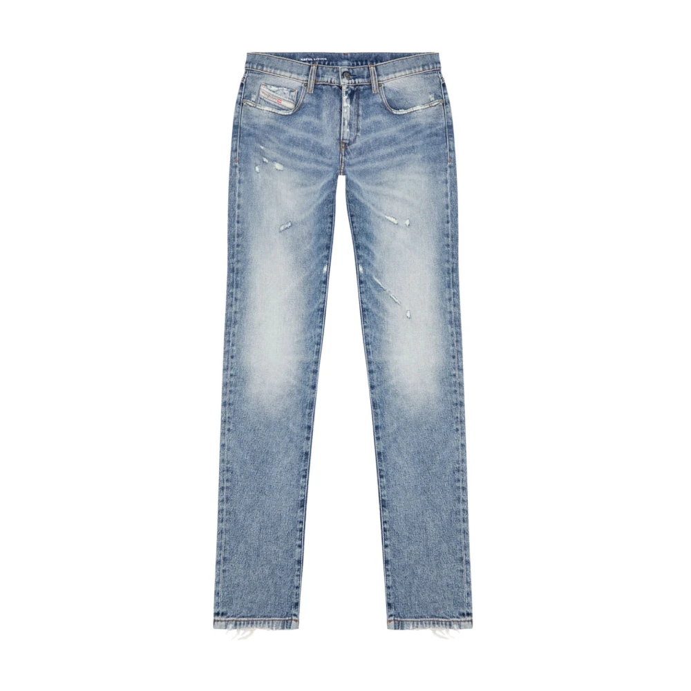 Diesel Slim D-Strukt Blauw Hybride Denim Jeans Blue Heren