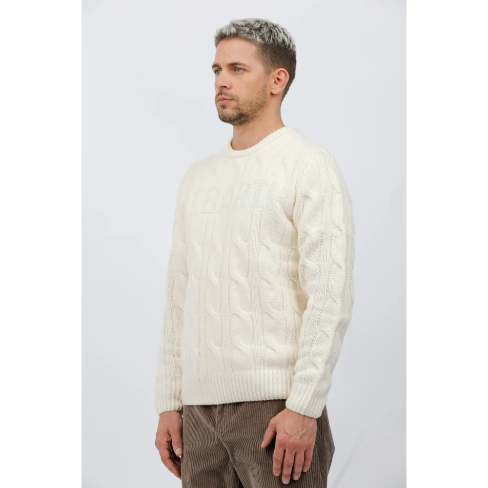 MC2 Saint Barth Gevlochten Marcus T-shirt met tekst White Heren