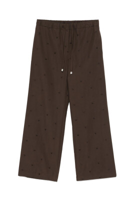 brown-elasticated-drawstring-waistband-shorts