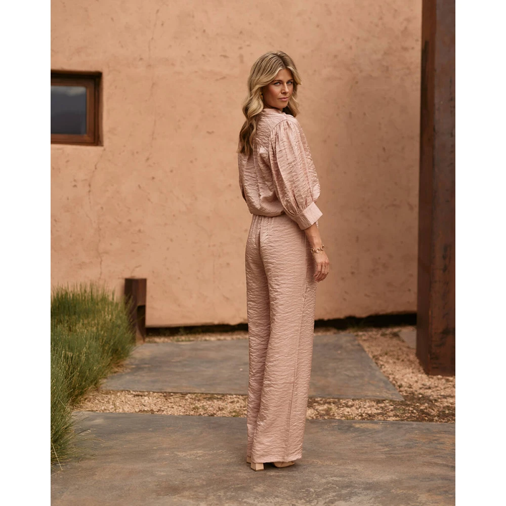 Nukus Eloise Blouse lange mouw Pink Dames