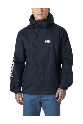 Blå Vattentät Jacka med Helly Tech® Protection