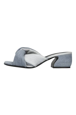 Denim Mules