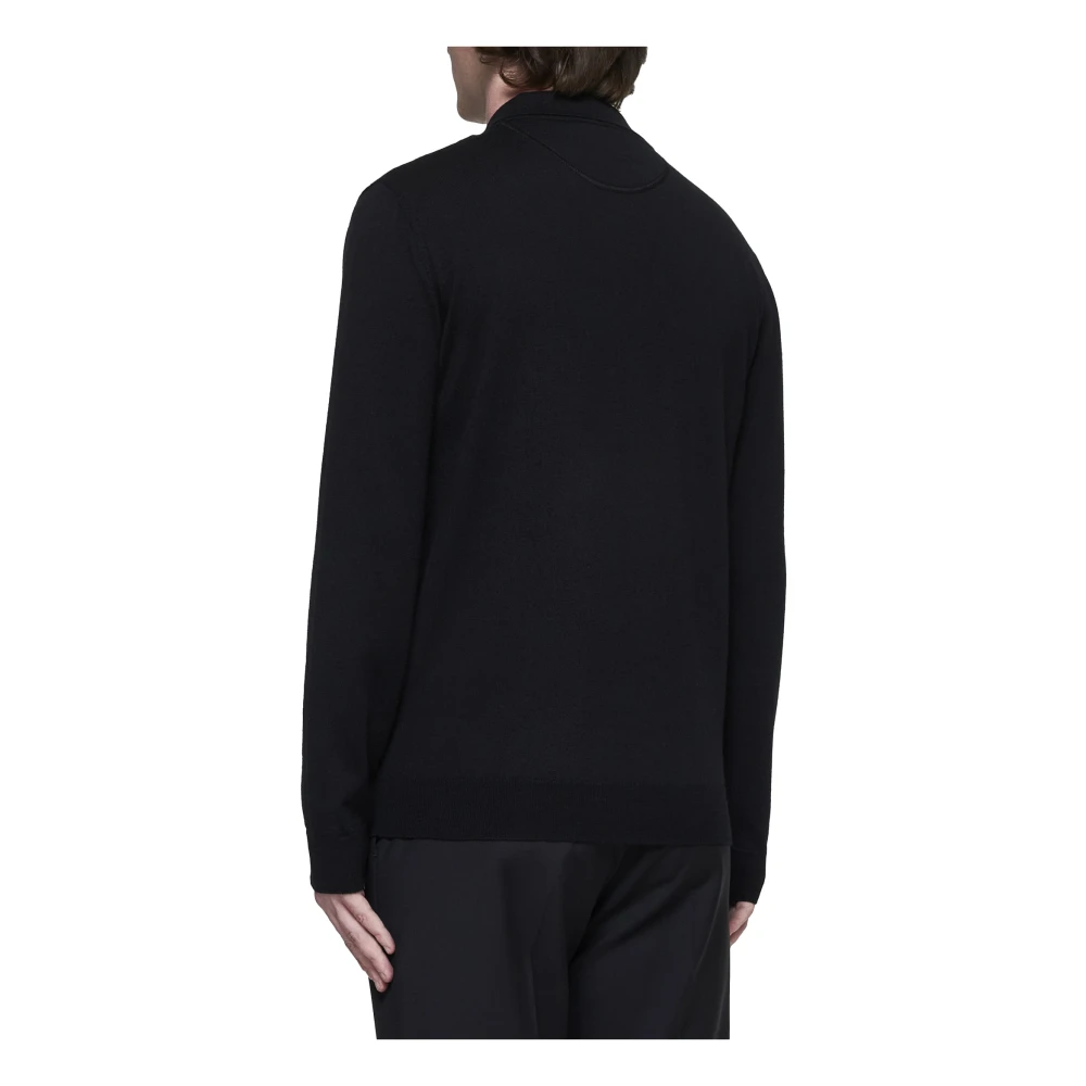 Valentino Zwarte T-shirts en Polos Black Heren