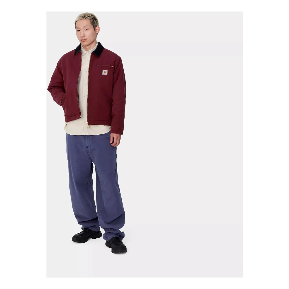 Carhartt WIP Ruimvallende werkbroek Purple Heren
