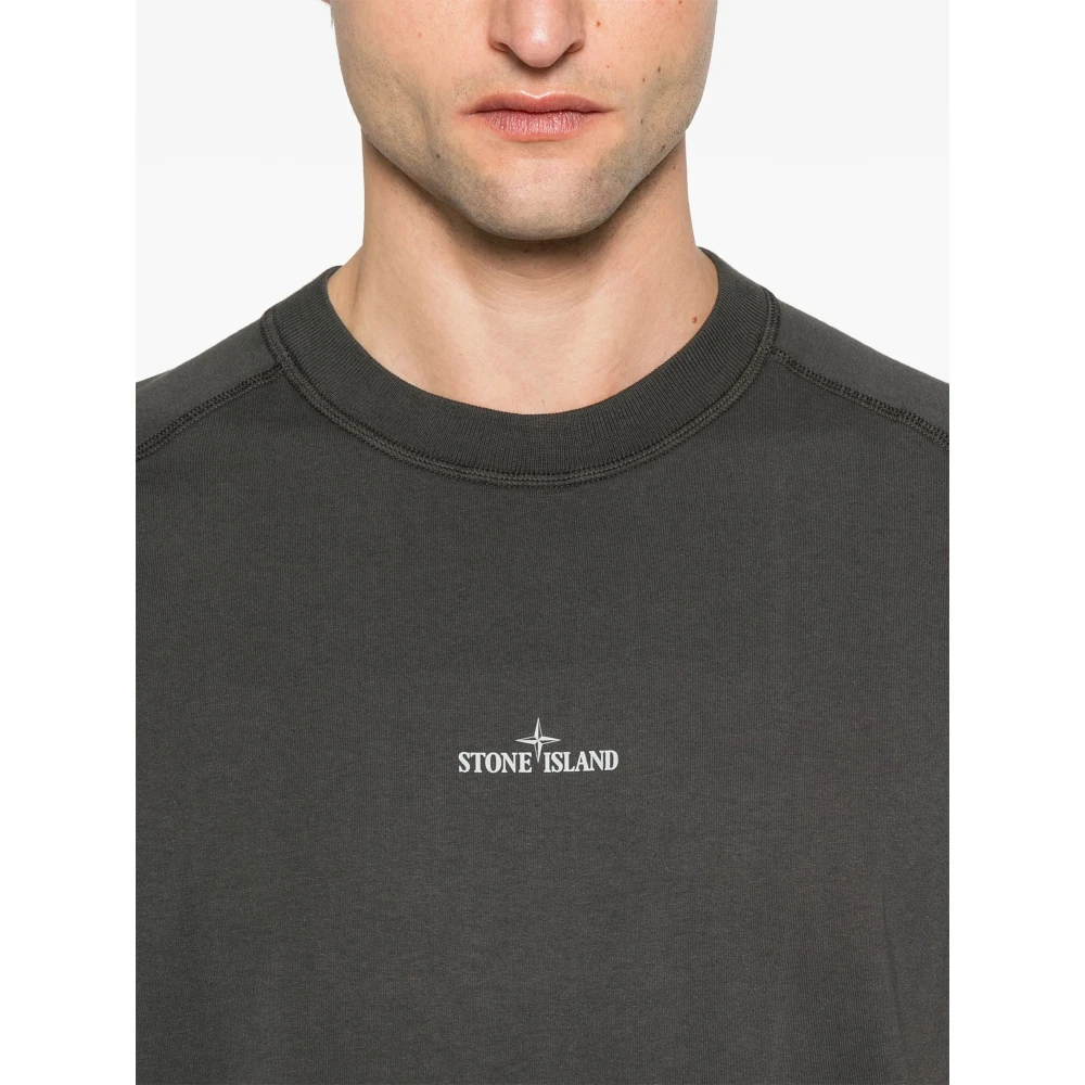 Stone Island Stijlvolle T-shirts en Polos Gray Heren