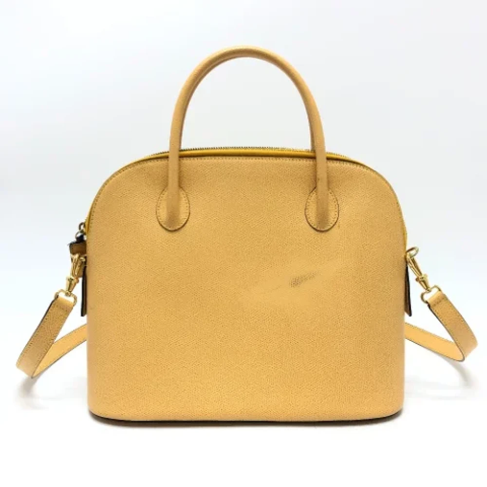 Celine Vintage Pre-owned Leather celine-bags Yellow Dames