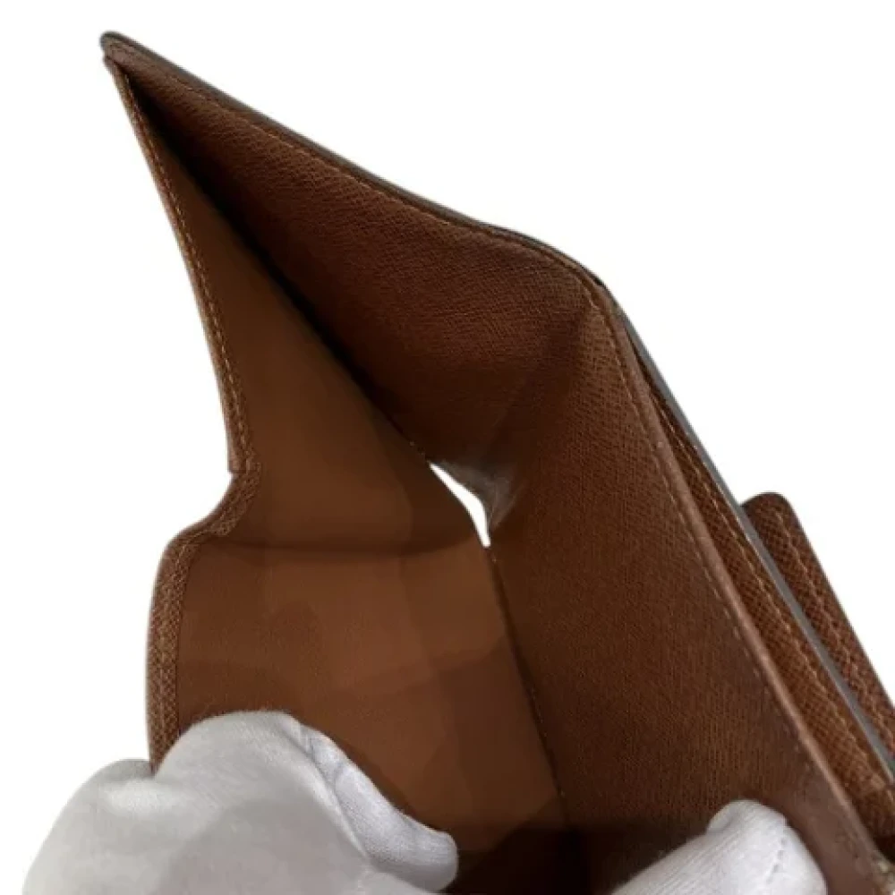 Louis Vuitton Vintage Pre-owned Canvas wallets Brown Dames