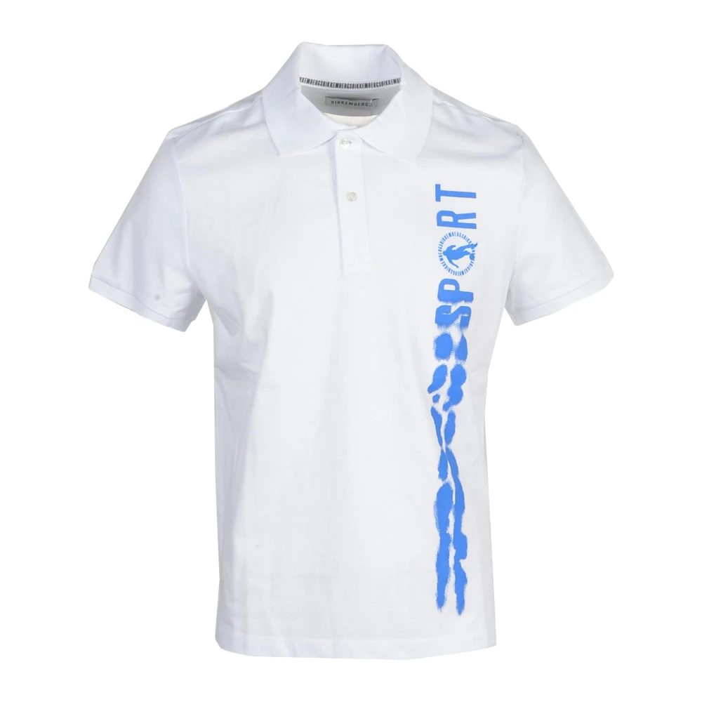 Bikkembergs Katoenen T-shirt White Heren
