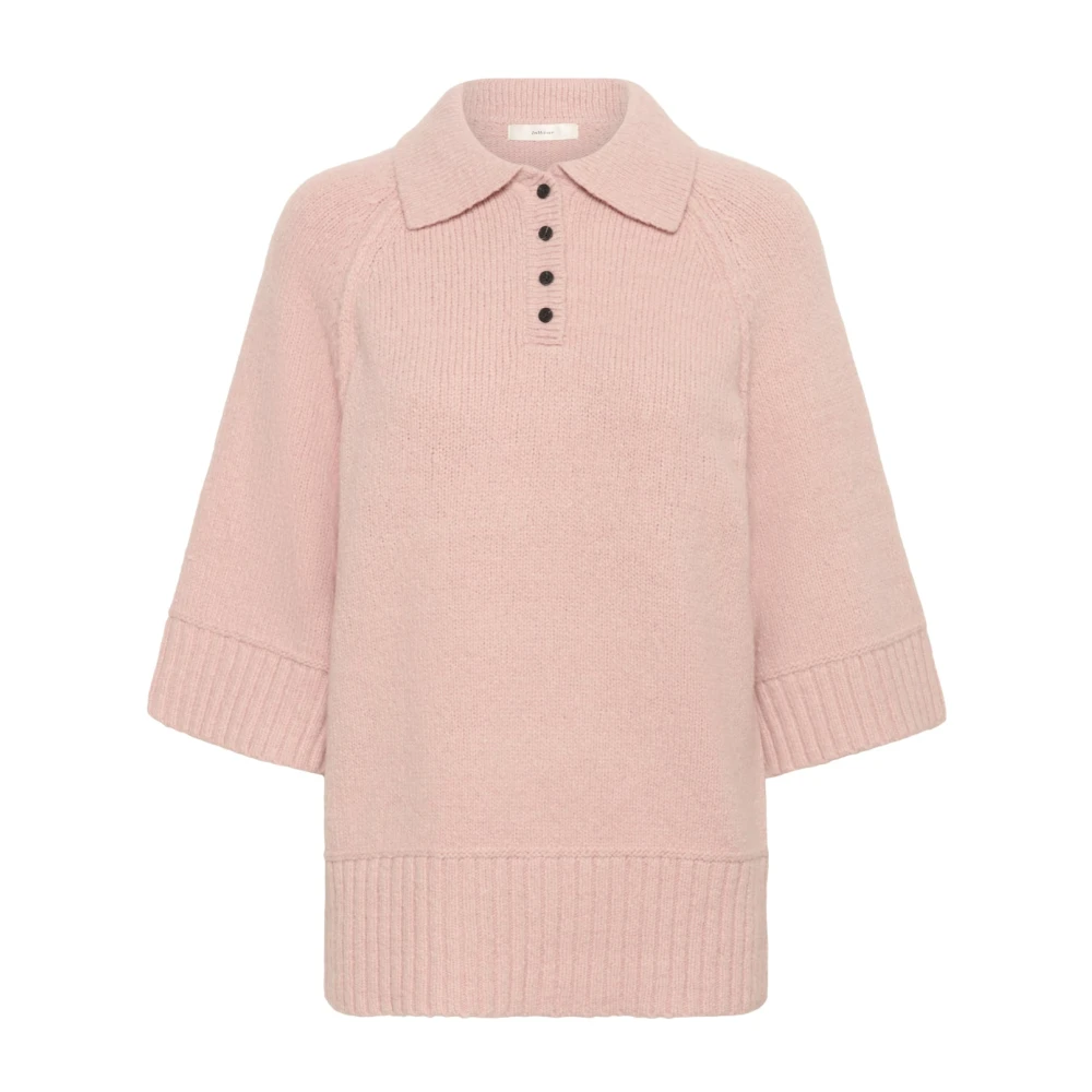Inwear Women's Pink Round-Neck Knitwear, M, Round-Neck Knitwear