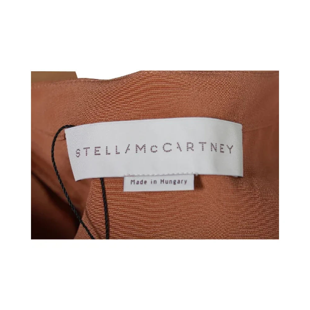Stella McCartney Pre-owned Silk tops Brown Dames