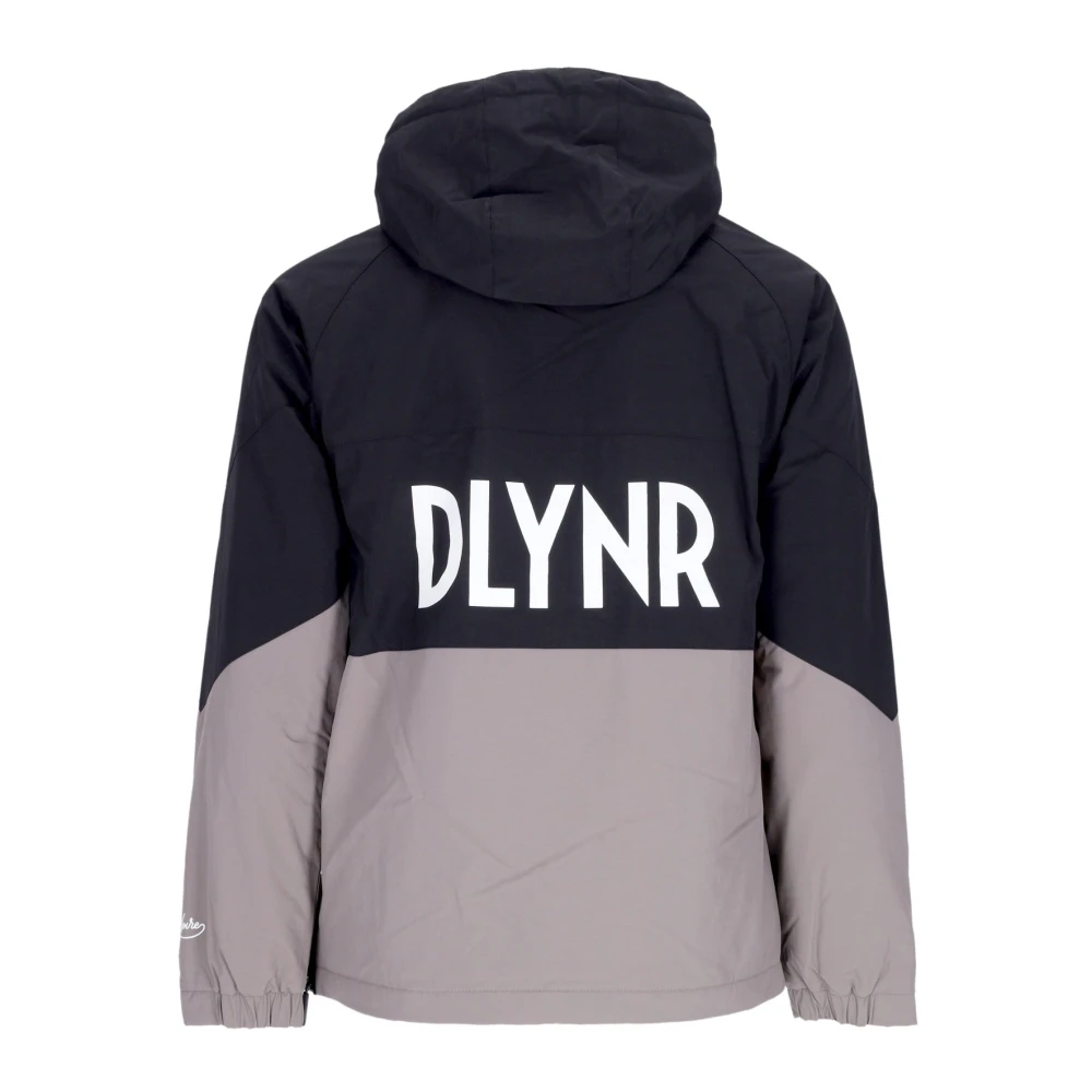Dolly Noire Zwart Wit Anorakjas met Fleecevoering Black Heren