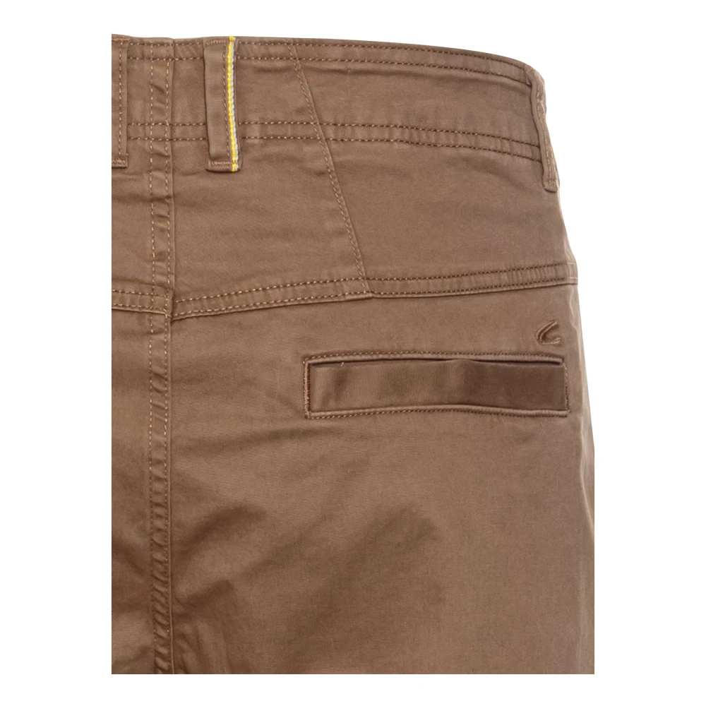 camel active Slim Fit Chino Broek Brown Heren