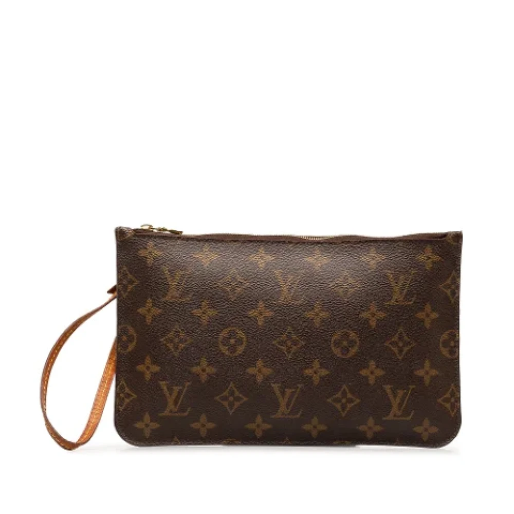 Louis Vuitton Vintage Pre-owned Leather pouches Brown Dames