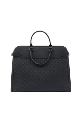 Raised Check Travel Tote