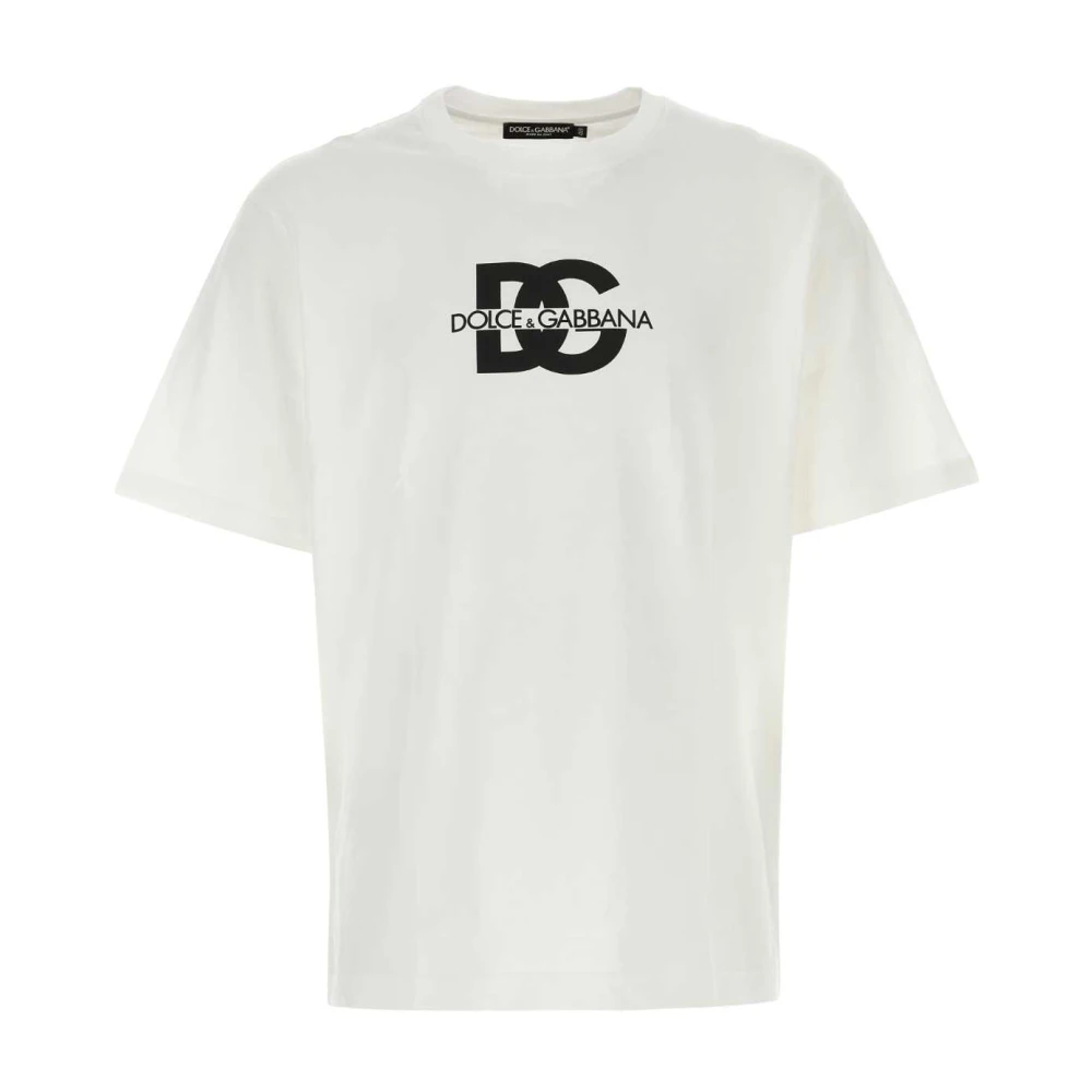 Dolce & Gabbana Witte T-shirts en Polos van Dolce Gabbana White Heren