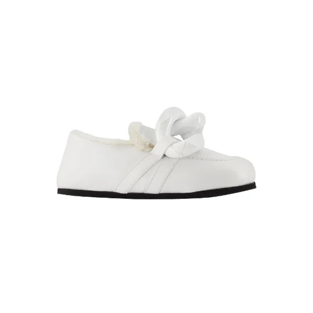 JW Anderson Pre-owned Leather flats White Dames
