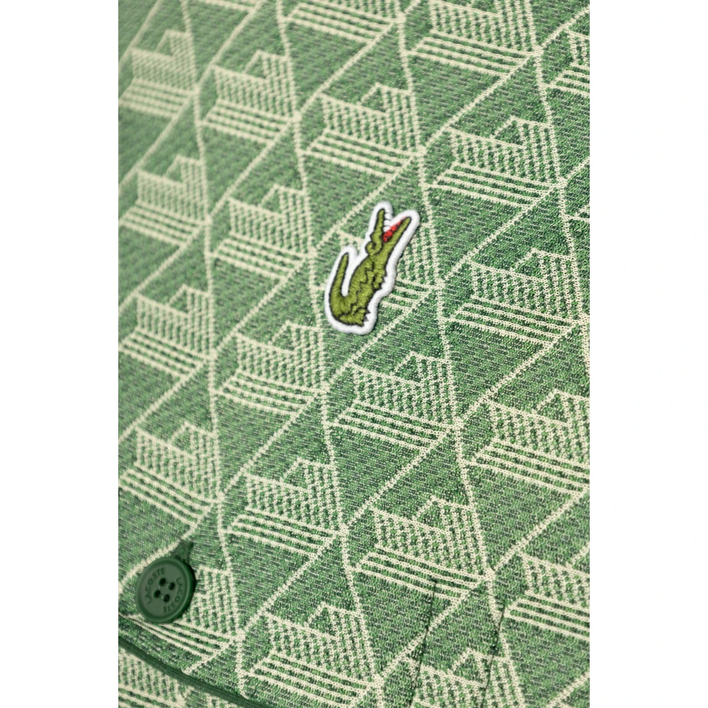 Lacoste Polo met logopatch Green Heren