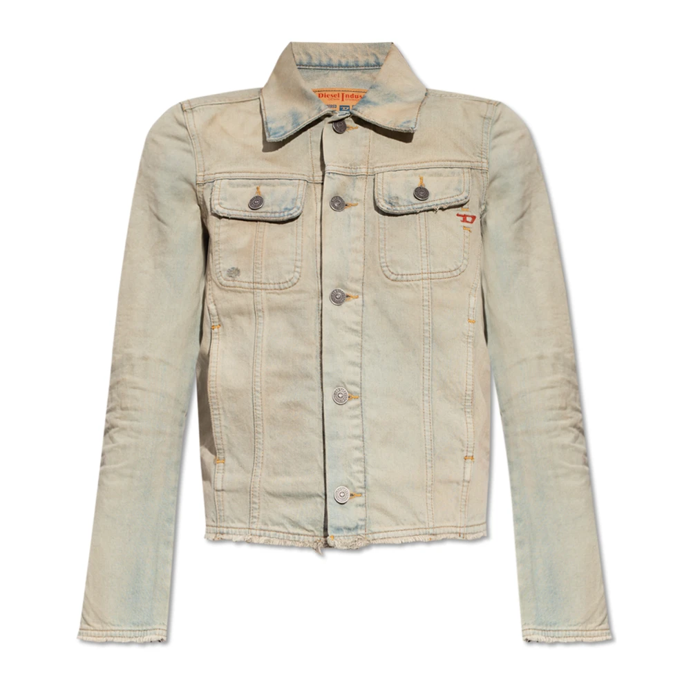 Diesel De-Bonny jeansjacka Beige, Dam