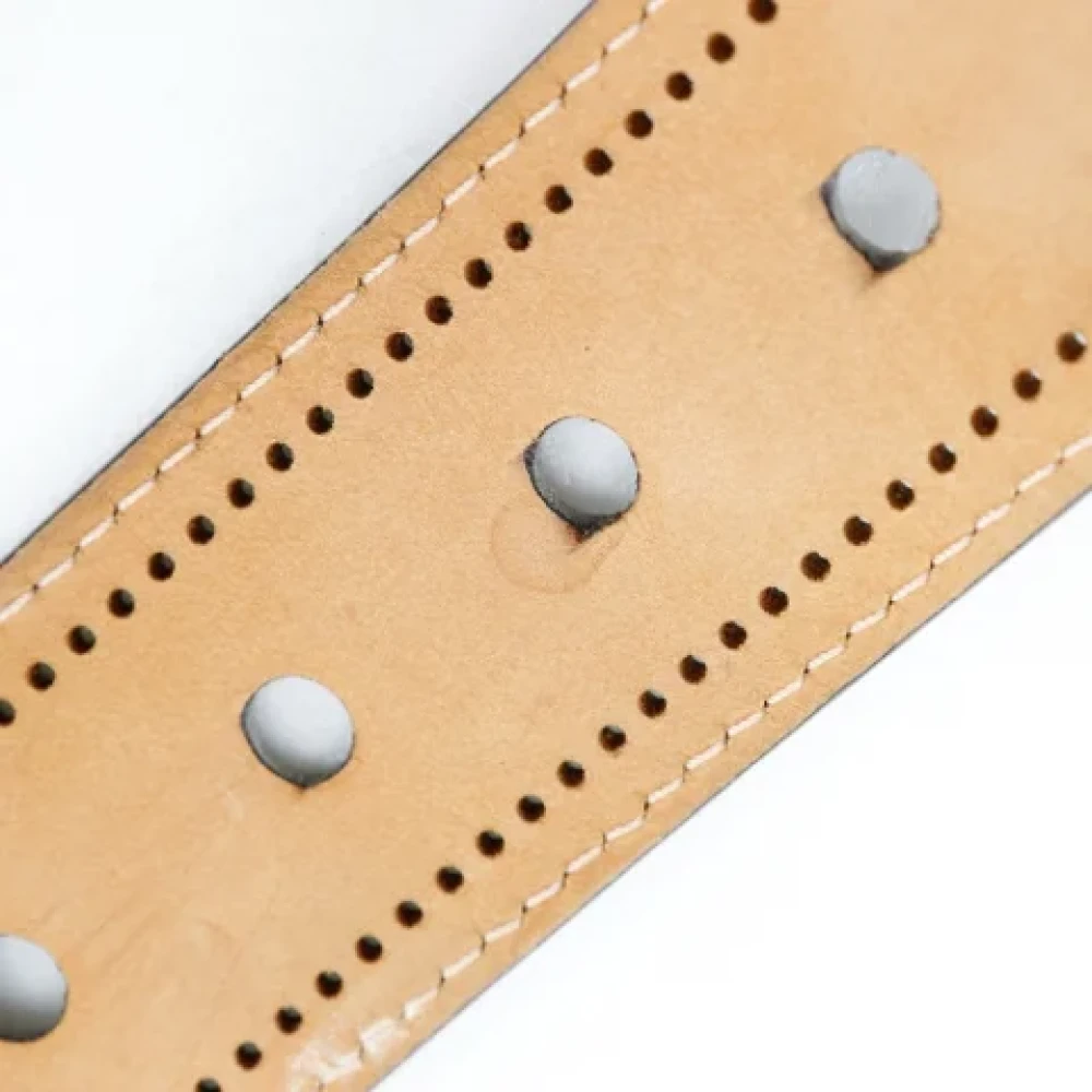 Louis Vuitton Vintage Pre-owned Leather belts Black Heren