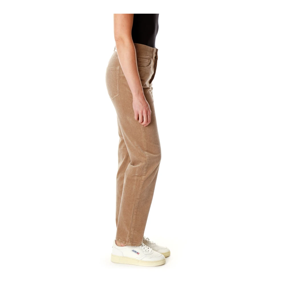 ARMEDANGELS Corduroy Highwaist Straight Fit Jeans Beige Dames