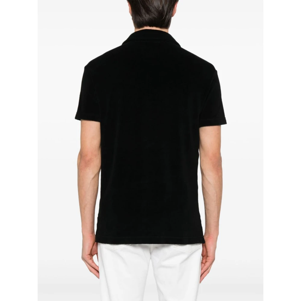 Tom Ford Zwarte Polo Herenkleding Black Heren