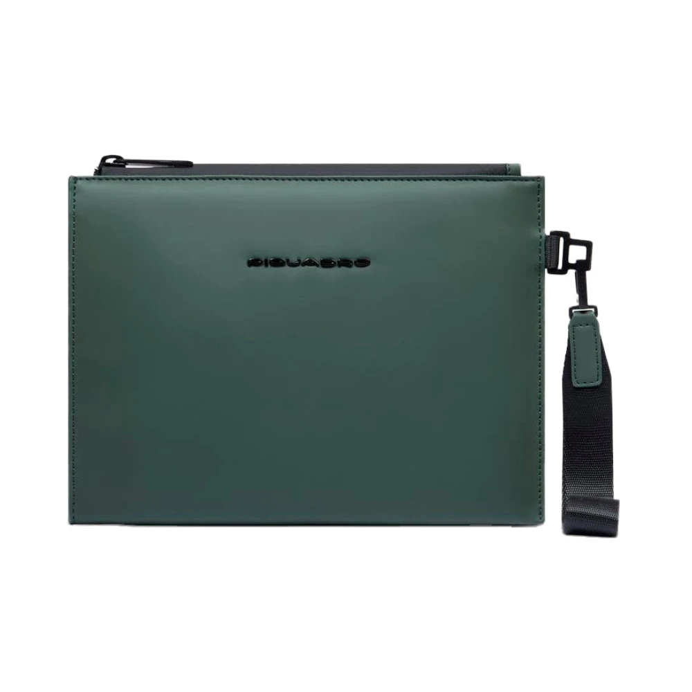 Piquadro Homme Vert - Pochette Résistante À L'eau - Sacs - Taille: One Size
