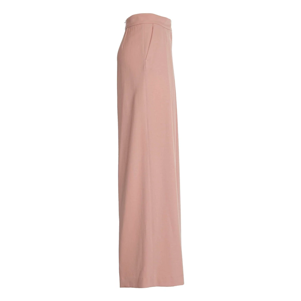 Dries Van Noten Roze Wijde Broek Aw24 Pink Dames