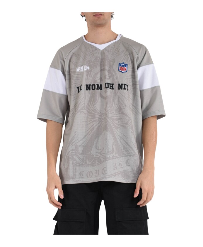 madonna-print-v-neck-technical-t-shirt