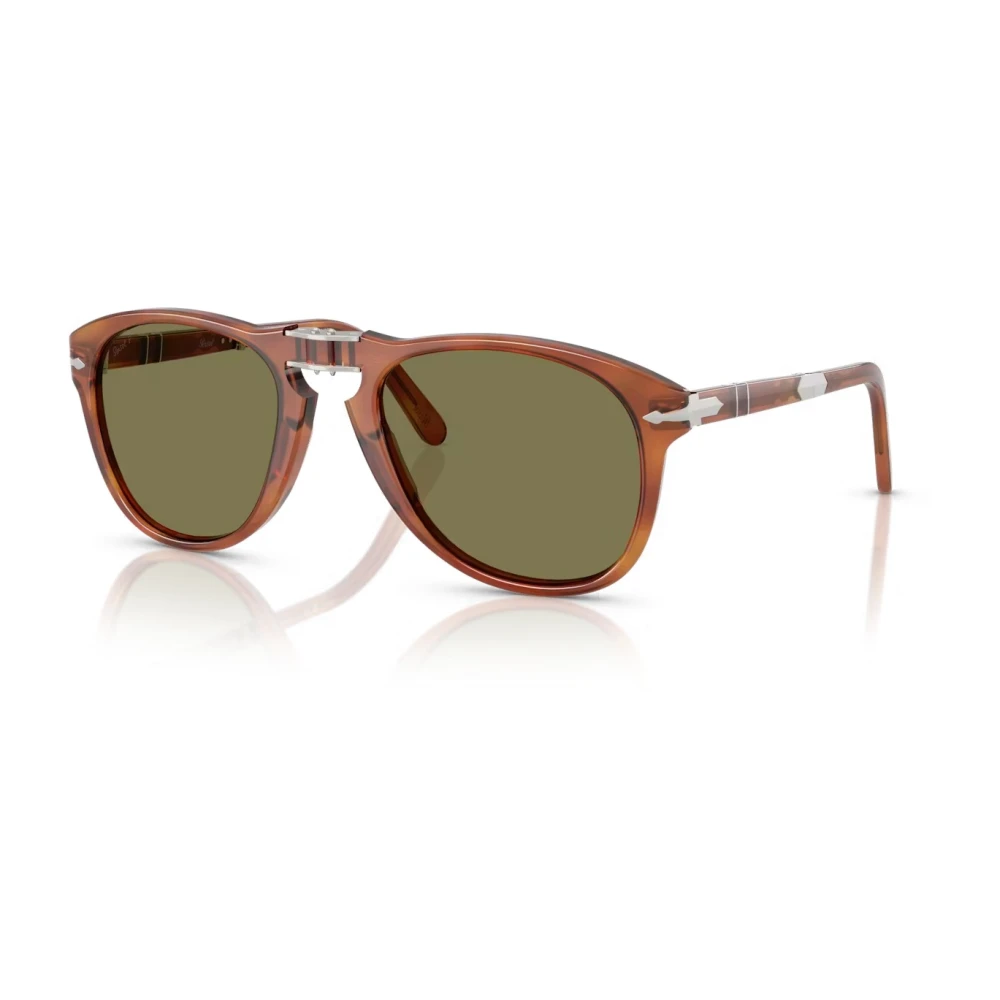 Persol Man Sunglass 714SM - Steve McQueen - Frame color: Terra Di Siena, Lens color: Polarized Green - Image 5
