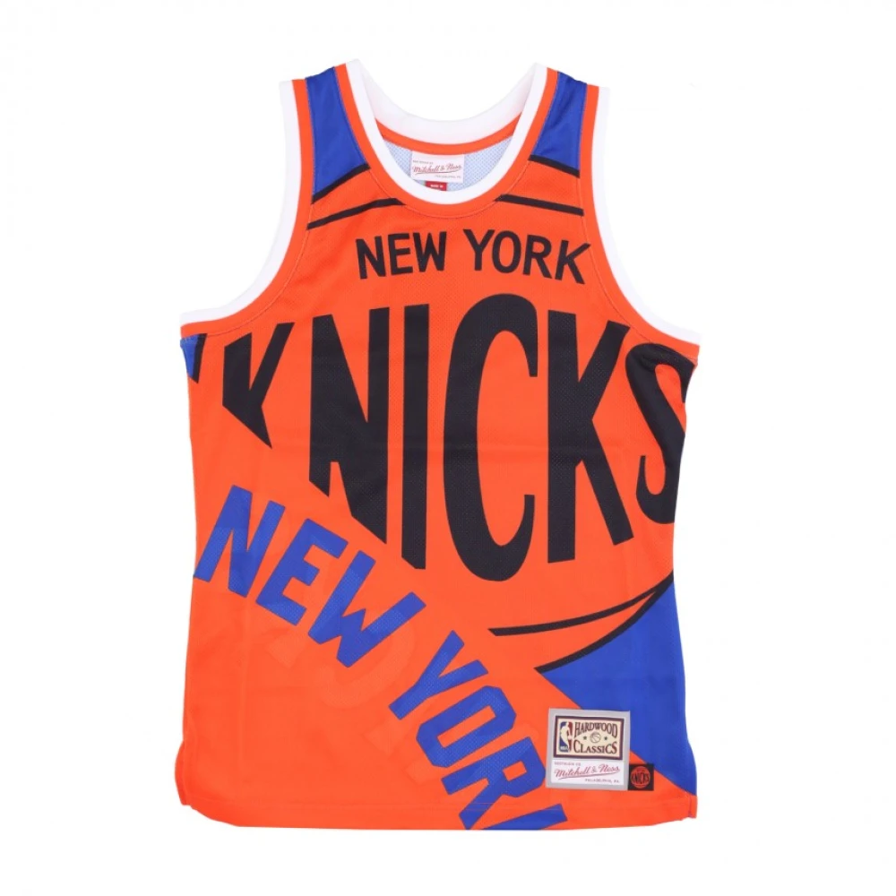 Mitchell & Ness NBA Big Face Fashion Tank Blue, Herr