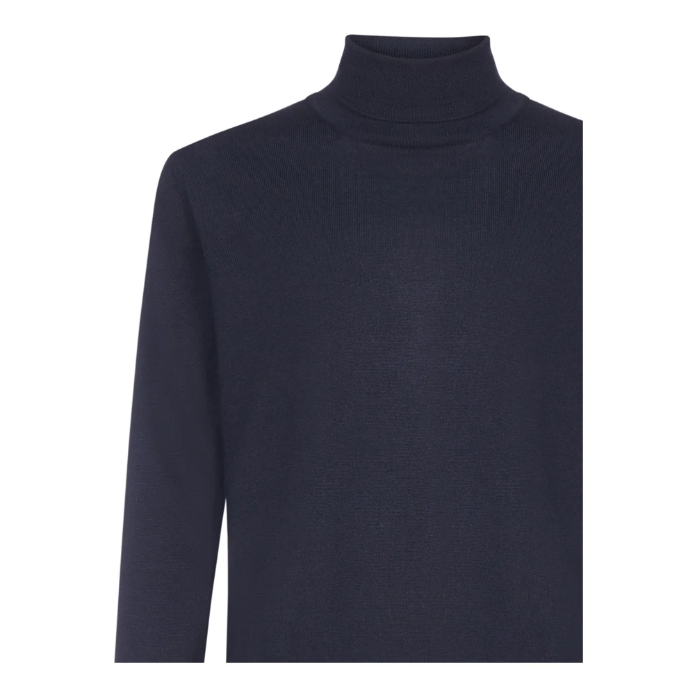D4.0 Blauwe Sweaters voor Mannen Blue Heren