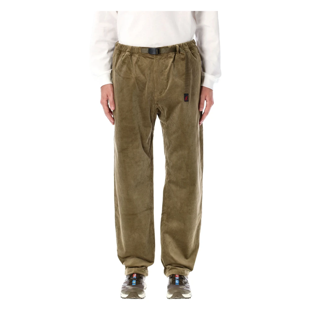 Gramicci Stijlvolle Corduroy Broek Laurel Aw24 Green Heren