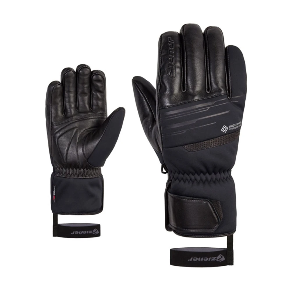 Ziener Zwarte Garcel WS PR Handschoenen Black Heren