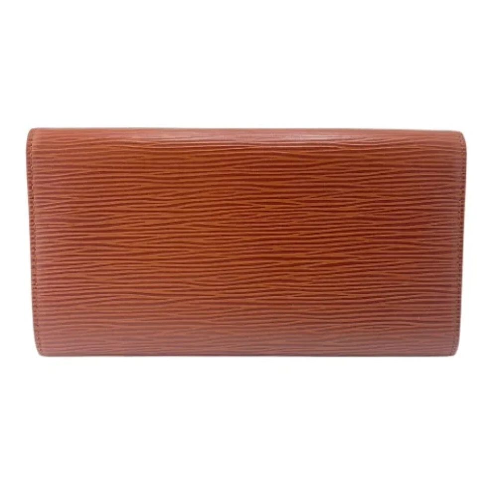 Louis Vuitton Vintage Pre-owned Leather wallets Brown Dames