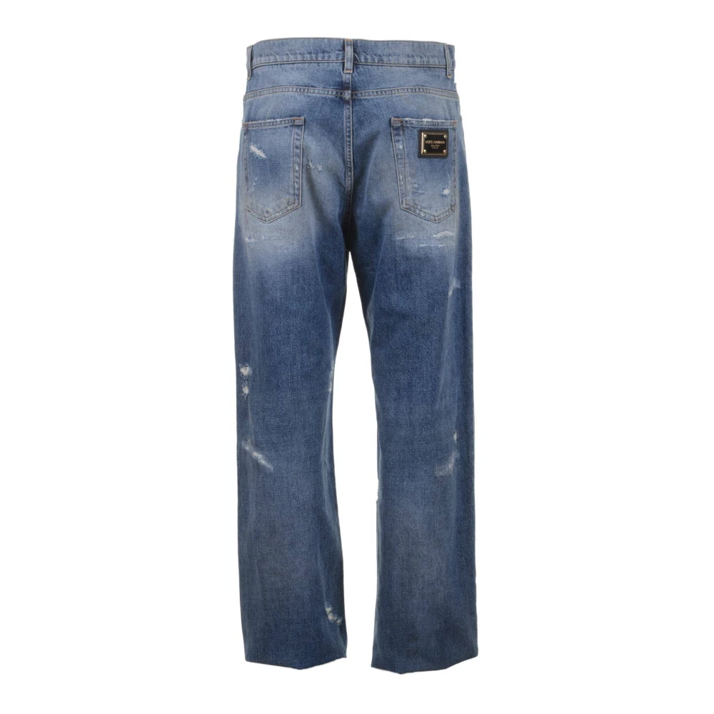 Dolce & Gabbana Stijlvolle Heren Jeans Blue Heren