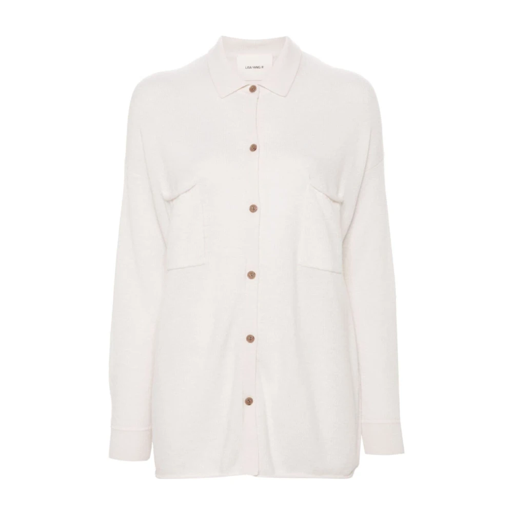 Lisa Yang Crème Julica Shirt Beige Dames