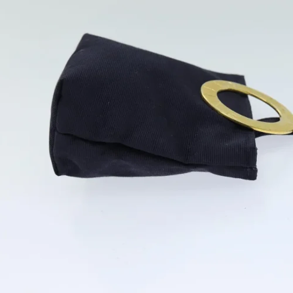 Celine Vintage Pre-owned Nylon pouches Blue Dames