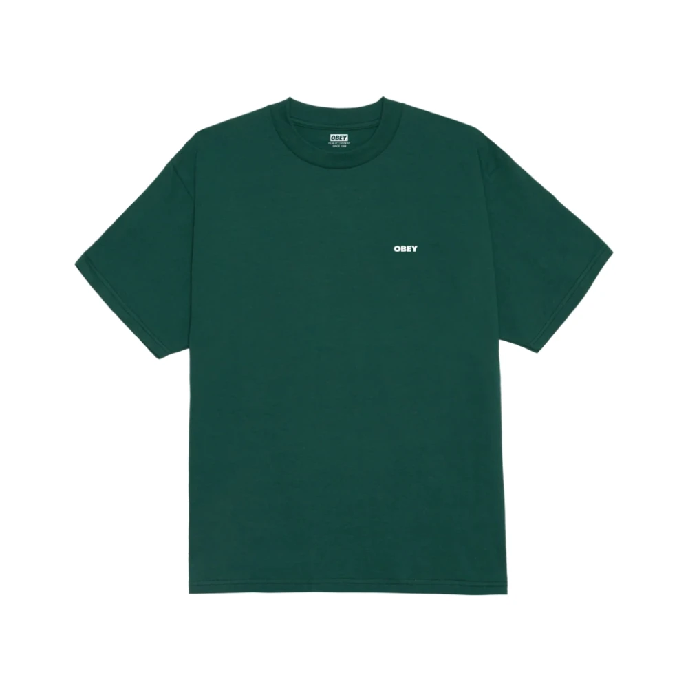 Obey Men's Green T-Shirt - L - Tops